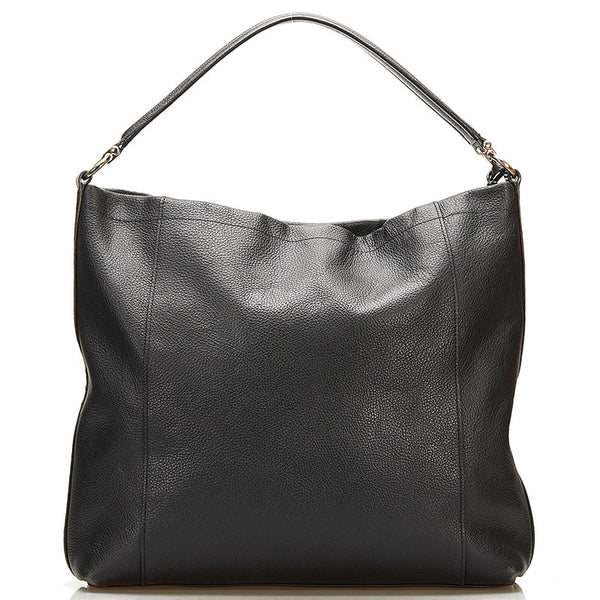 コーチ ハンドバッグ ショルダーバッグ 2WAY ブラック レザー レディース COACH 【中古】