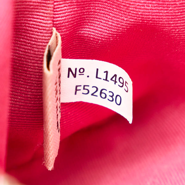 コーチ コスメポーチ F52630 ピンク レザー レディース COACH 【中古】