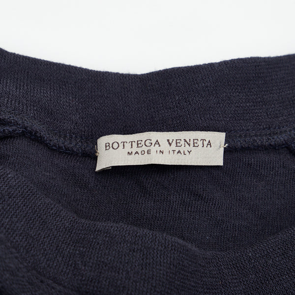 ボッテガヴェネタ ニット カーディガン サイズ:48 ネイビー コットン レディース BOTTEGAVENETA 【中古】