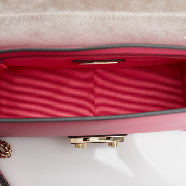 フルラ チェーンショルダーバッグ ピンク レザー レディース Furla 【中古】
