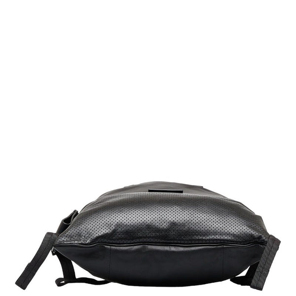 ボッテガヴェネタ レッジーロ 巾着 リュック バックパック 567222 ブラック レザー ナイロン レディース BOTTEGAVENETA 【中古】