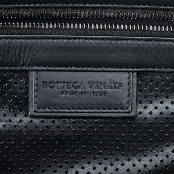ボッテガヴェネタ レッジーロ 巾着 リュック バックパック 567222 ブラック レザー ナイロン レディース BOTTEGAVENETA 【中古】