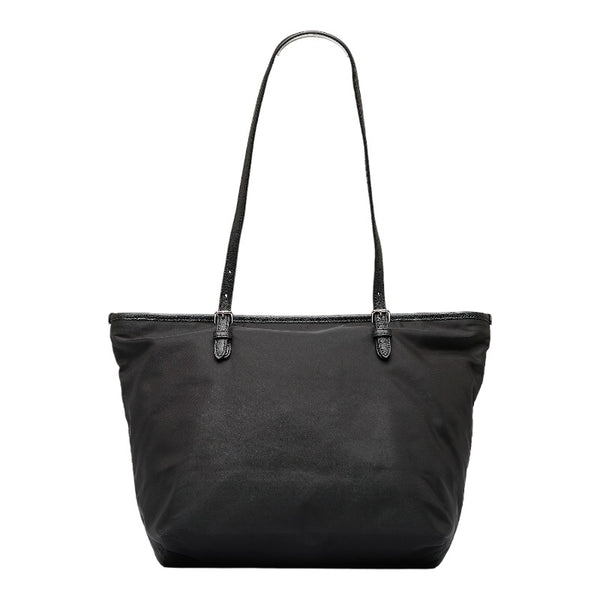 コーチ トートバッグ ショルダーバッグ F25907 ブラック ナイロン レザー レディース COACH 【中古】