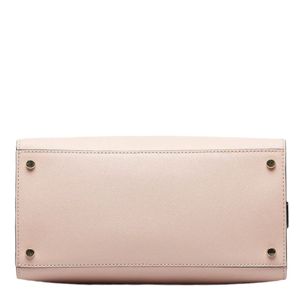ケイトスペード CAMERON STREET SMALL CANDACE ハンドバッグ PXRU5957 ピンク ブラック レザー レディース Kate Spade 【中古】