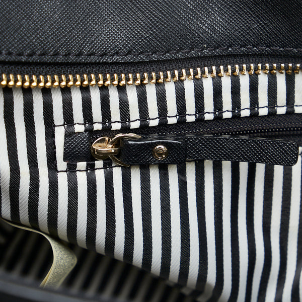 ケイトスペード CAMERON STREET SMALL CANDACE ハンドバッグ PXRU5957 ピンク ブラック レザー レディース Kate Spade 【中古】