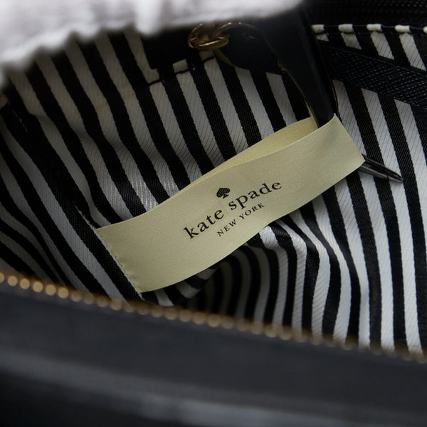 ケイトスペード CAMERON STREET SMALL CANDACE ハンドバッグ PXRU5957 ピンク ブラック レザー レディース Kate Spade 【中古】