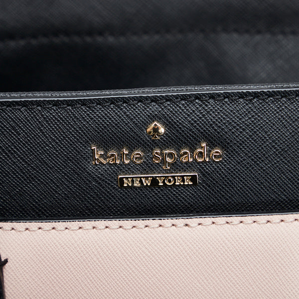 ケイトスペード CAMERON STREET SMALL CANDACE ハンドバッグ PXRU5957 ピンク ブラック レザー レディース Kate Spade 【中古】
