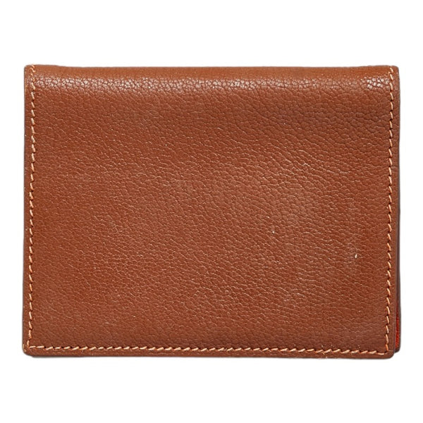 エルメス ミニアジェンダ 手帳カバー ブラウン レザー レディース HERMES 【中古】