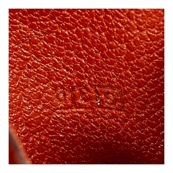 エルメス ミニアジェンダ 手帳カバー ブラウン レザー レディース HERMES 【中古】