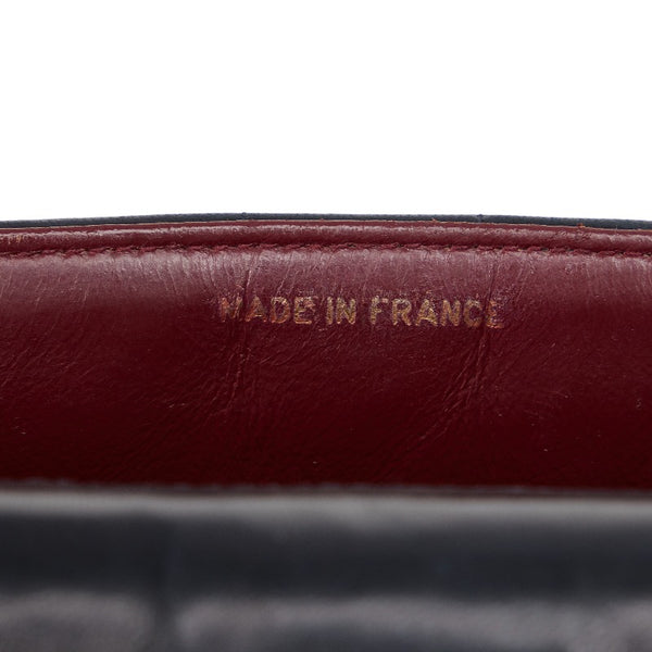 シャネル マドモアゼル ココマーク ゴールド金具 チェーン ショルダーバッグ ブラック ラムスキン レディース CHANEL 【中古】