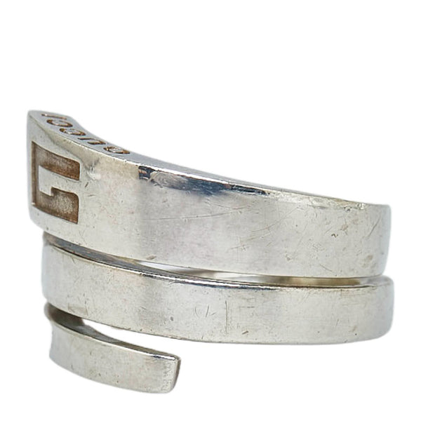 グッチ Gロゴ スネーク リング 指輪 SV925 シルバー レディース GUCCI 【中古】