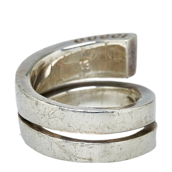 グッチ Gロゴ スネーク リング 指輪 SV925 シルバー レディース GUCCI 【中古】