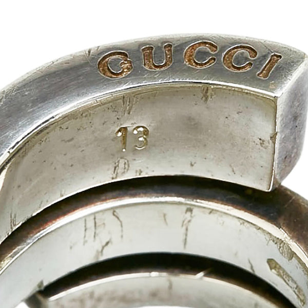 グッチ Gロゴ スネーク リング 指輪 SV925 シルバー レディース GUCCI 【中古】