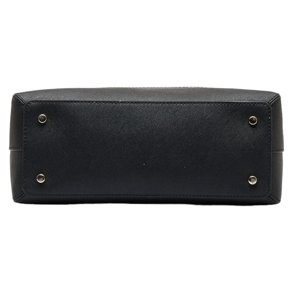 ケイトスペード バイカラー ハンドバッグ ショルダーバッグ 2WAY ピンク ブラック レザー レディース Kate Spade 【中古】