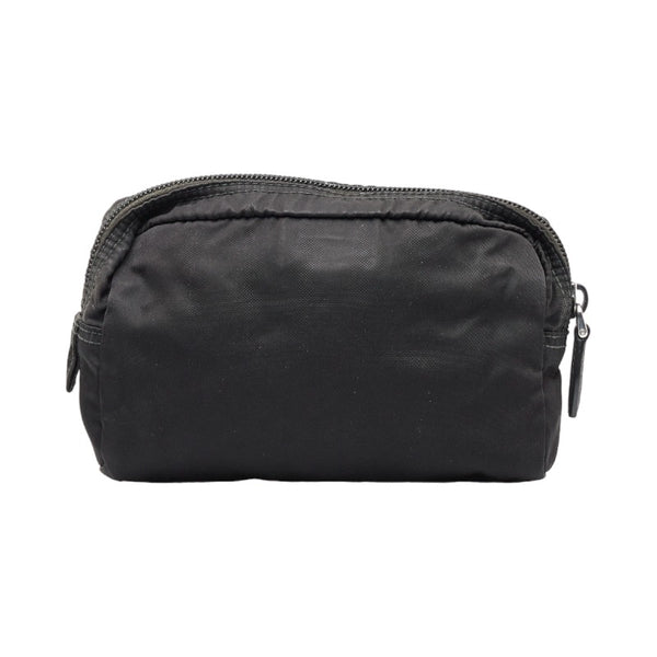 プラダ ポーチ コスメポーチ ブラック ナイロン レディース PRADA 【中古】