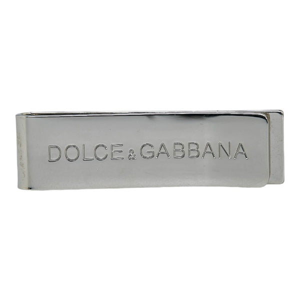 ドルチェアンドガッバーナ マネークリップ シルバー メタル ユニセックス DOLCE&GABBANA 【中古】