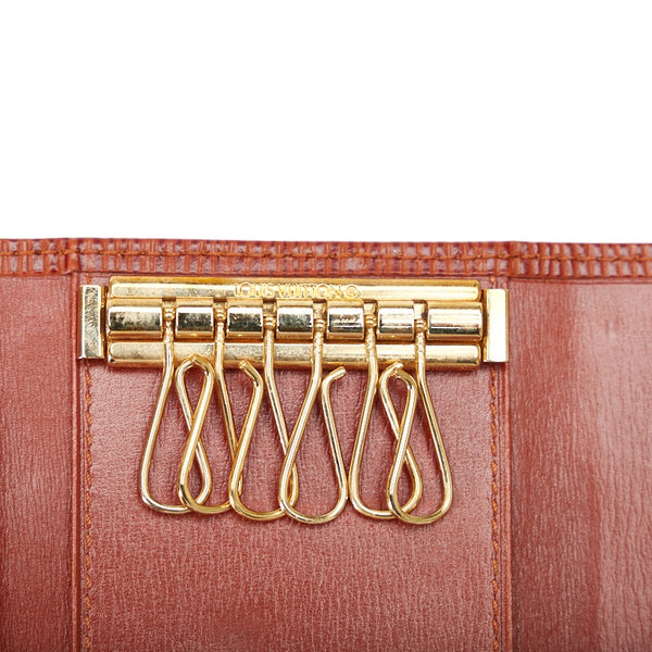 ルイ ヴィトン エピ ミュルティクレ6 6連 キーケース M63813 ケニアブラウン レザー レディース LOUIS VUITTON 【中古】