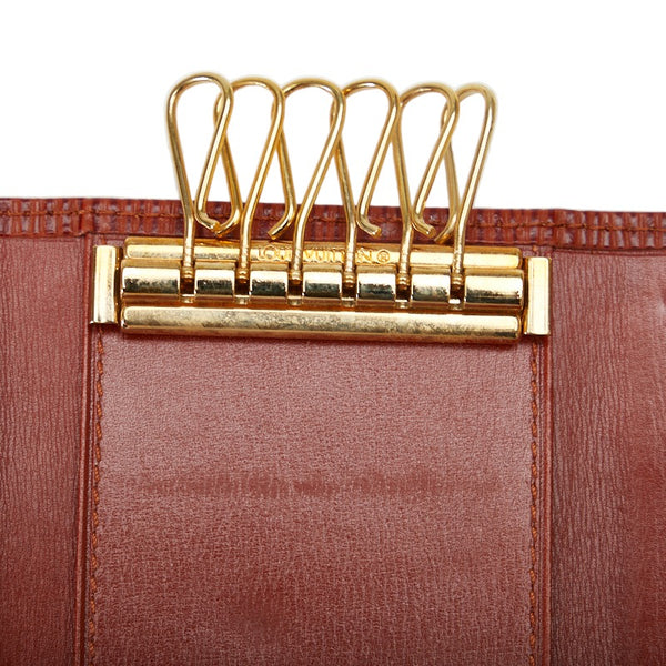 ルイ ヴィトン エピ ミュルティクレ6 6連 キーケース M63813 ケニアブラウン レザー レディース LOUIS VUITTON 【中古】