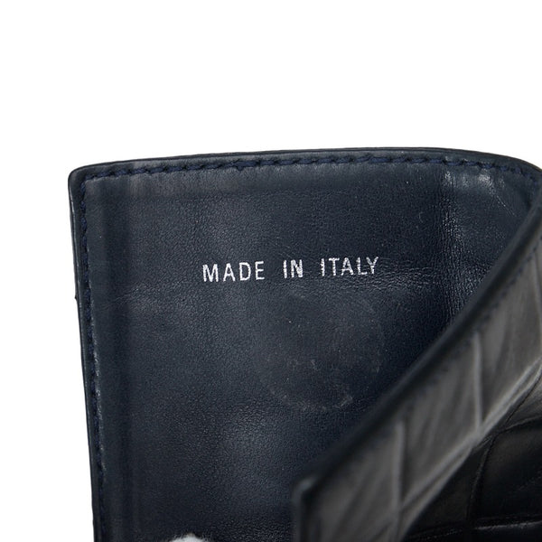 シャネル ココマーク 名刺入れ カードケース ブラック ラムスキン レディース CHANEL 【中古】