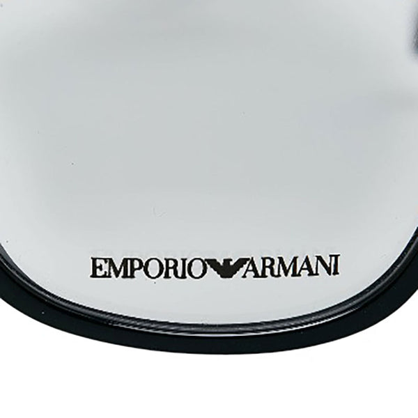 アルマーニ 伊達眼鏡 メガネ EA3084F 5017 ブラック クリア プラスチック メンズ ARMANI 【中古】