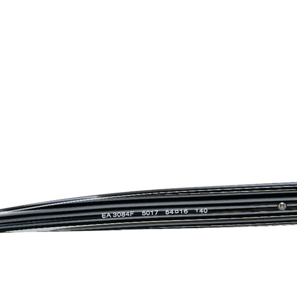 アルマーニ 伊達眼鏡 メガネ EA3084F 5017 ブラック クリア プラスチック メンズ ARMANI 【中古】