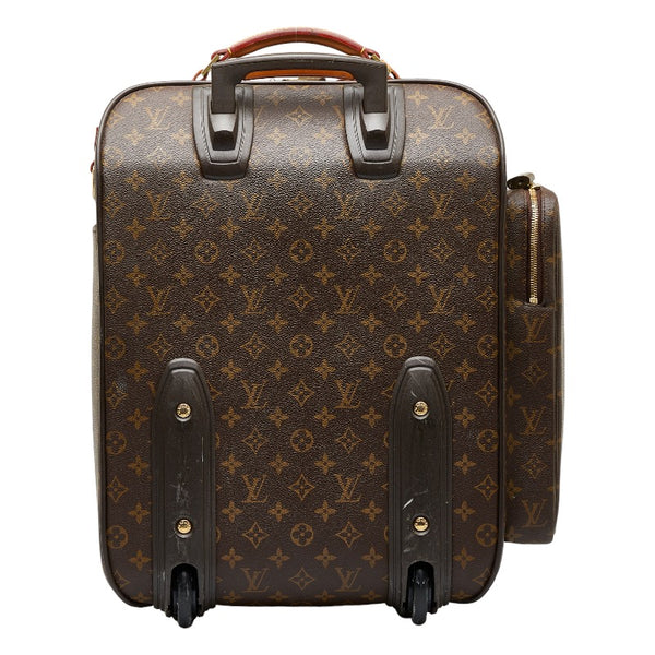 ルイ ヴィトン モノグラム トロリー50 ボスフォール キャリーバッグ M23259 ブラウン PVC レザー メンズ LOUIS VUITTON 【中古】