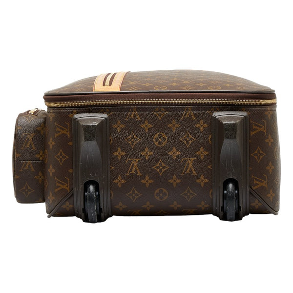 ルイ ヴィトン モノグラム トロリー50 ボスフォール キャリーバッグ M23259 ブラウン PVC レザー メンズ LOUIS VUITTON 【中古】