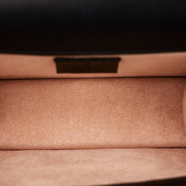 グッチ オジリデ 斜め掛け ショルダーバッグ 500781 ブラック ゴールド ベージュ レザー PVC レディース GUCCI 【中古】