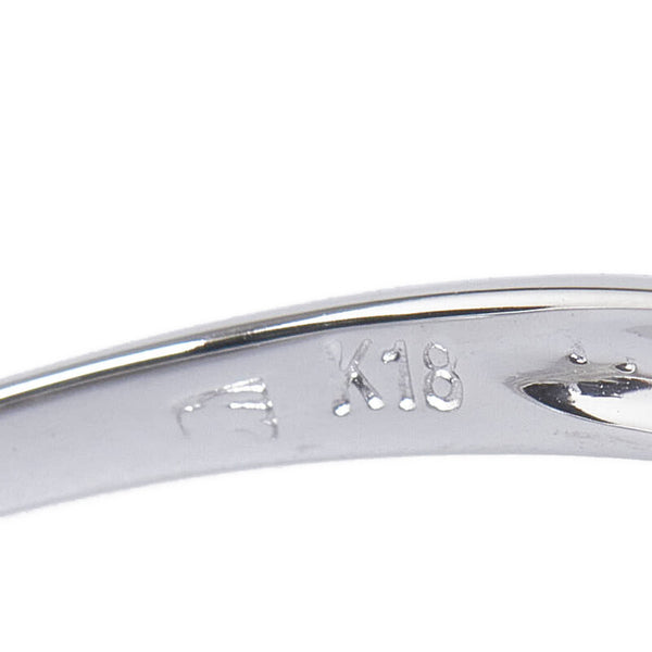 セイコー K18 ゴールド ダイヤ0.28ct リング 指輪 レディース SEIKO 15号 【中古】