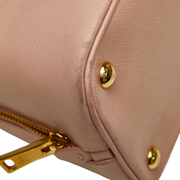 プラダ サフィアーノ ハンドバッグ ショルダーバッグ 2WAY 1BA837 ピンク レザー レディース PRADA 【中古】