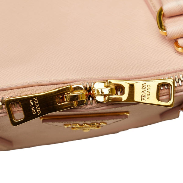 プラダ サフィアーノ ハンドバッグ ショルダーバッグ 2WAY 1BA837 ピンク レザー レディース PRADA 【中古】