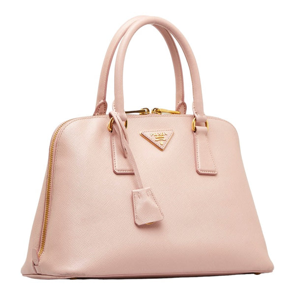 プラダ サフィアーノ ハンドバッグ ショルダーバッグ 2WAY 1BA837 ピンク レザー レディース PRADA 【中古】