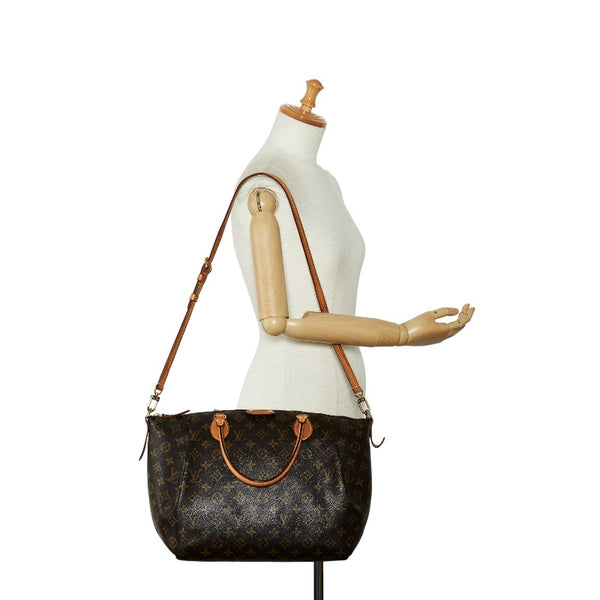 ルイ ヴィトン モノグラム チュレンMM ハンドバッグ ショルダーバッグ 2WAY M48814 ブラウン PVC レザー レディース LOUIS VUITTON 【中古】
