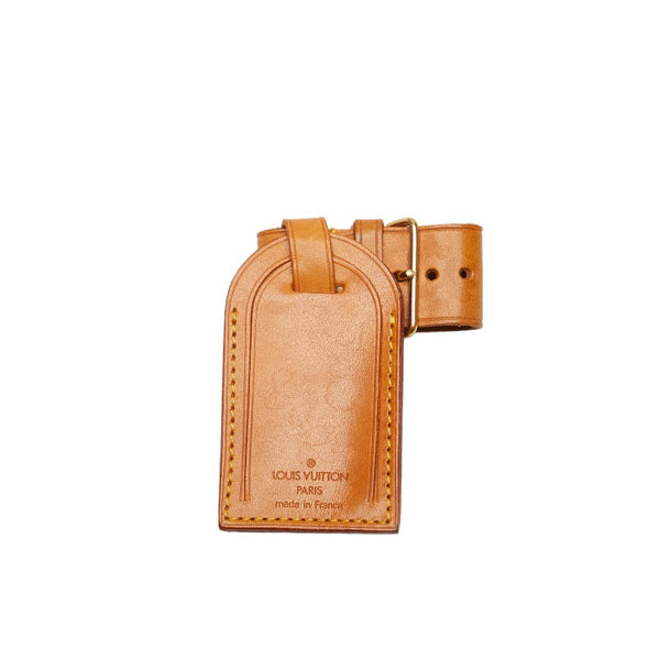 ルイ ヴィトン ポワニエ ネームタグ 16点セット ベージュ レザー レディース LOUIS VUITTON 【中古】