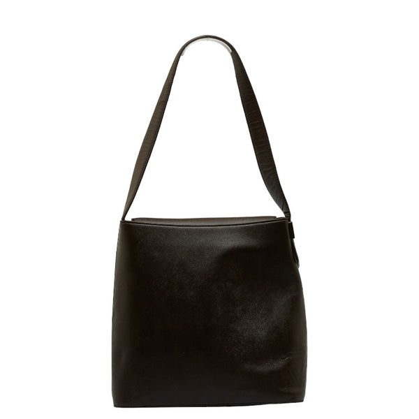 バーバリー シャドーホース ワンショルダーバッグ ブラウン レザー レディース BURBERRY 【中古】