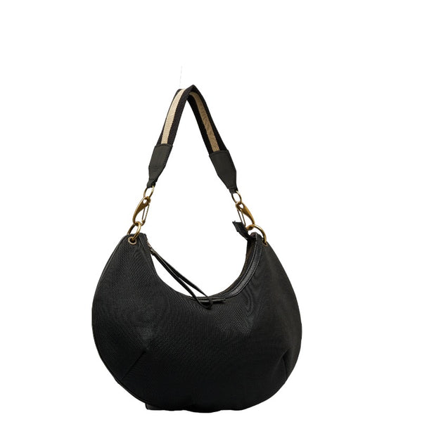 グッチ シェリー ワンショルダーバッグ  106663 ブラック キャンバス レザー レディース GUCCI 【中古】