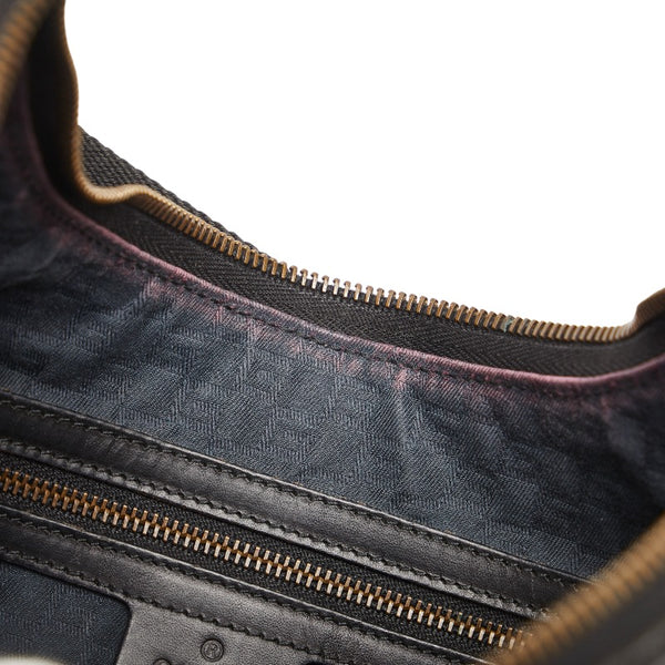 グッチ シェリー ワンショルダーバッグ  106663 ブラック キャンバス レザー レディース GUCCI 【中古】