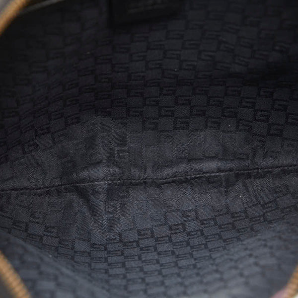 グッチ シェリー ワンショルダーバッグ  106663 ブラック キャンバス レザー レディース GUCCI 【中古】