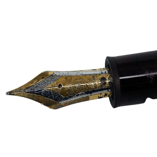 モンブラン マイスターシュテュック 149 万年筆 ブラック ゴールド K18YG イエローゴールド メンズ MONTBLANC 【中古】
