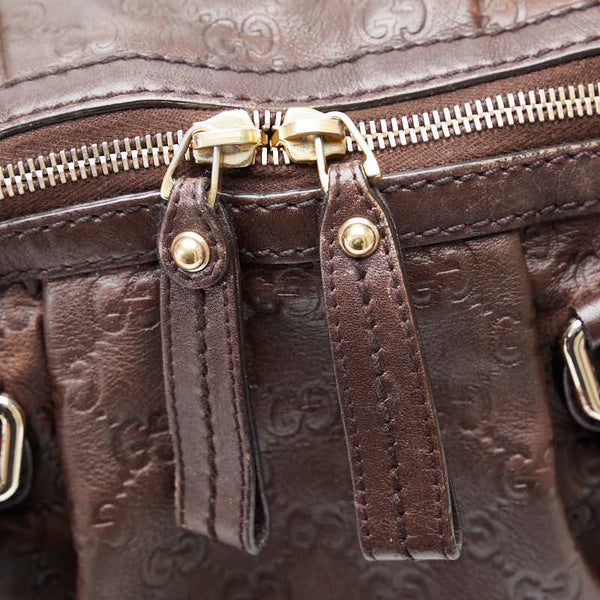 グッチ グッチシマ スーキー ハンドバッグ ショルダーバッグ ２WAY 223974 ブラウン レザー レディース GUCCI 【中古】