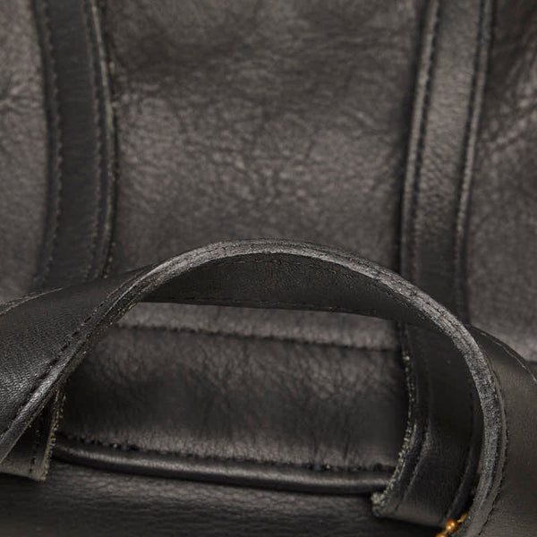 コーチ オールドコーチ リュック バックパック 4152 ブラック レザー レディース COACH 【中古】