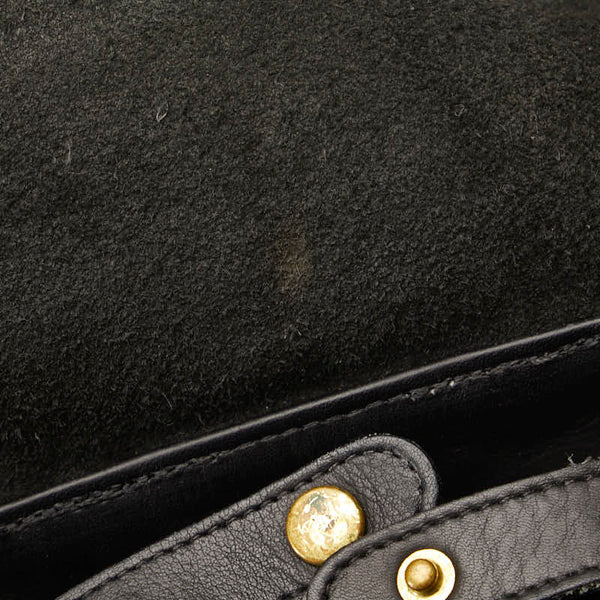 コーチ オールドコーチ リュック バックパック 4152 ブラック レザー レディース COACH 【中古】