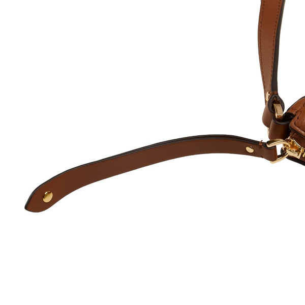 マイケルコース ドーバー スモール ハーフムーン 斜め掛け ショルダーバッグ 35R3G4DC5L ブラウン レザー レディース Michael Kors 【中古】