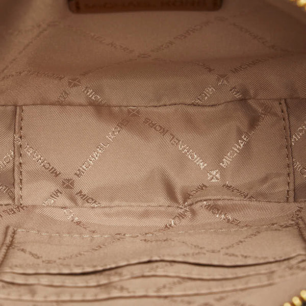 マイケルコース ドーバー スモール ハーフムーン 斜め掛け ショルダーバッグ 35R3G4DC5L ブラウン レザー レディース Michael Kors 【中古】