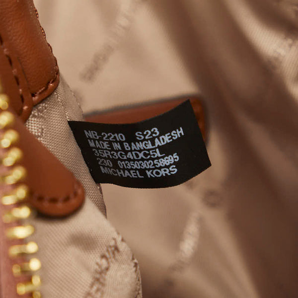 マイケルコース ドーバー スモール ハーフムーン 斜め掛け ショルダーバッグ 35R3G4DC5L ブラウン レザー レディース Michael Kors 【中古】