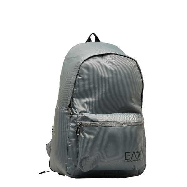エンポリオ アルマーニ EA7 リュック バックパック 275659 CC731 グレー ブラック ナイロン メンズ Emporio Armani 【中古】