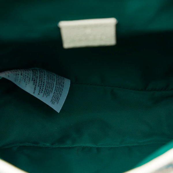 グッチ GG チルドレンズ リュック バックパック 630818 ベージュ マルチカラー ウール レザー メンズ GUCCI 【中古】