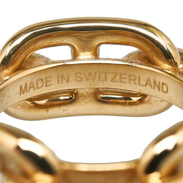 エルメス ルガテ シェーヌダンクル スカーフリング ゴールド メッキ レディース HERMES 【中古】