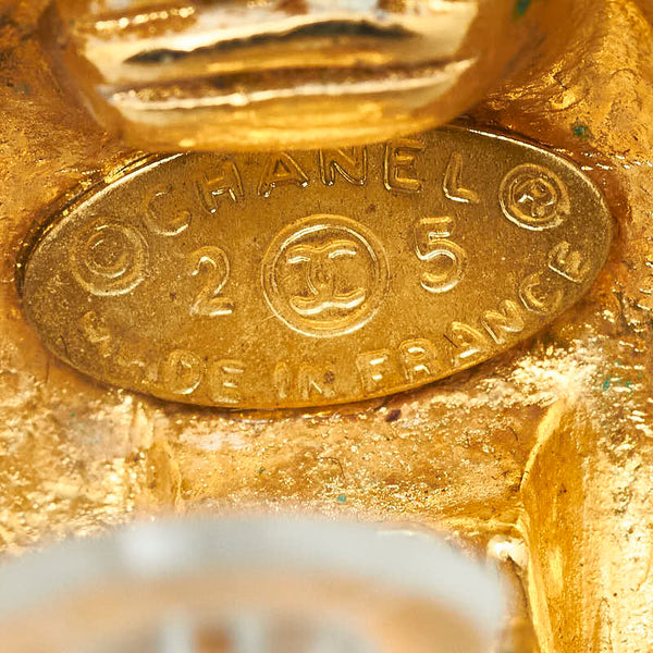 シャネル ココマーク マトラッセ ひし形 イヤリング ゴールド メッキ レディース CHANEL 【中古】