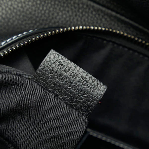 ディオール × PETER DOIG ピーター ドイグ サドルバッグ ボディバッグ ウエストバッグ ブラック レザー レディース Dior 【中古】